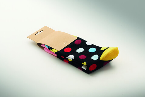 Socken 38-42 - Schwarz bedrucken, Art.-Nr. MO3100-03