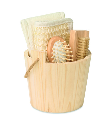 Bade-Set - Holz bedrucken, Art.-Nr. MO3110-40 Bade-Set - Holz bedrucken, Art.-Nr. MO3110-40