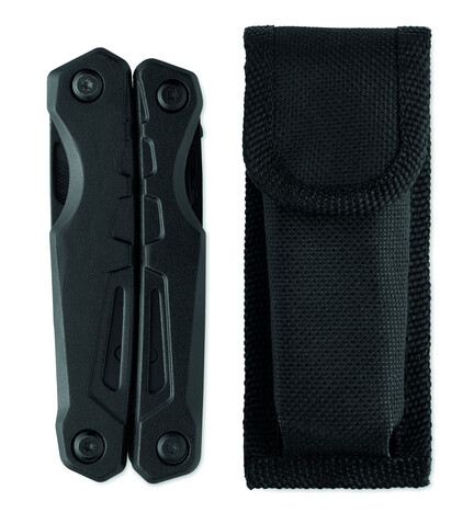 13in1 faltbares Multitool - Schwarz bedrucken, Art.-Nr. MO3129-03 13in1 faltbares Multitool - Schwarz bedrucken, Art.-Nr. MO3129-03