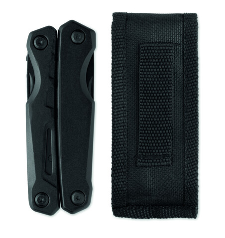 13in1 faltbares Multitool - Schwarz bedrucken, Art.-Nr. MO3129-03 13in1 faltbares Multitool - Schwarz bedrucken, Art.-Nr. MO3129-03