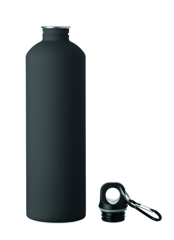 Einwandige Trinkflasche 750 ml - Schwarz bedrucken, Art.-Nr. MO3169-03