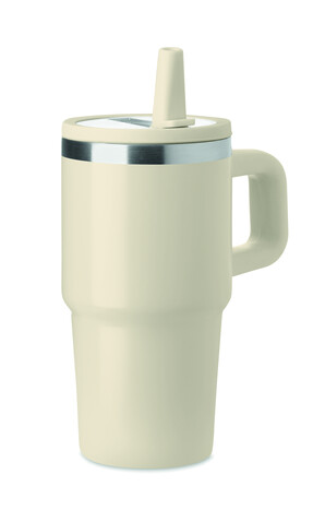 Doppelwandiger Trinkbecher 500ml - Beige bedrucken, Art.-Nr. MO3170-13 Doppelwandiger Trinkbecher 500ml - Beige bedrucken, Art.-Nr. MO3170-13