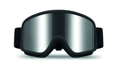 Skibrille UV400 - Silber Glänzend bedrucken, Art.-Nr. MO3194-17