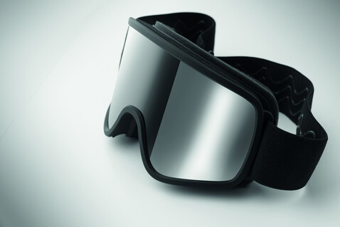Skibrille UV400 - Silber Glänzend bedrucken, Art.-Nr. MO3194-17