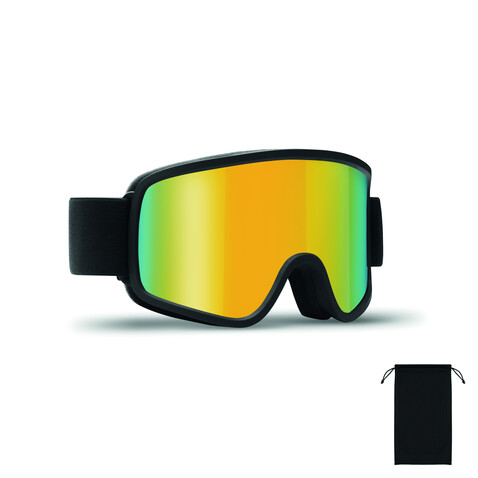Skibrille UV400 - Orange bedrucken, Art.-Nr. MO3194-10