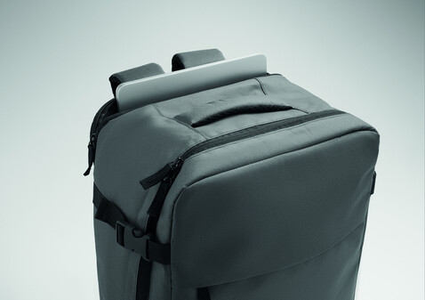 Rucksack in Kabinengröße - Steingrau bedrucken, Art.-Nr. MO3195-15