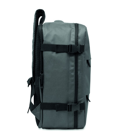 Rucksack in Kabinengröße - Steingrau bedrucken, Art.-Nr. MO3195-15