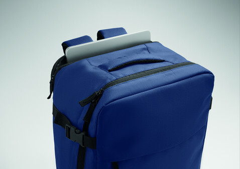 Rucksack in Kabinengröße - Blau bedrucken, Art.-Nr. MO3195-04