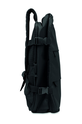 Rucksack in Kabinengröße - Schwarz bedrucken, Art.-Nr. MO3195-03