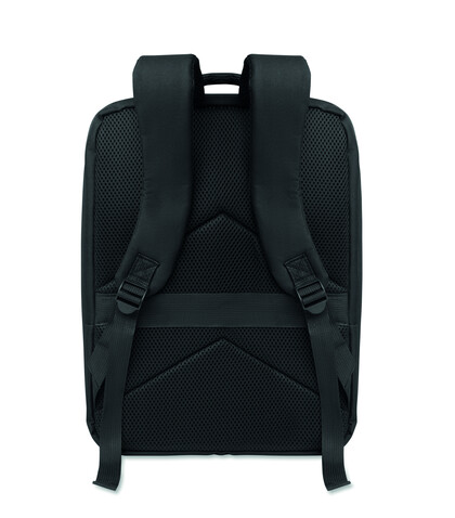 Rucksack mit Vakuumbeutel - Schwarz bedrucken, Art.-Nr. MO3198-03
