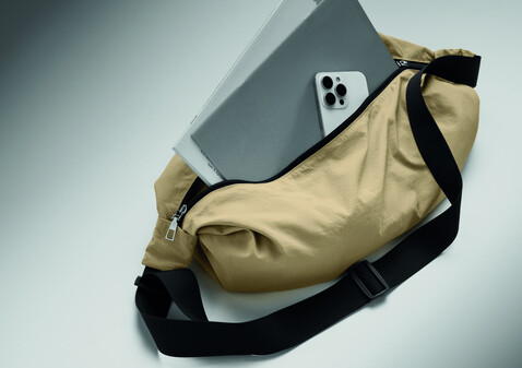 Urbane Crossbody-Tasche - Khaki bedrucken, Art.-Nr. MO3212-39