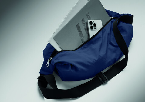 Urbane Crossbody-Tasche - Blau bedrucken, Art.-Nr. MO3212-04
