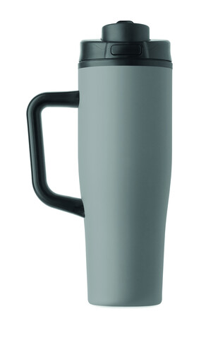 Doppelwandiger Becher 900ml - Grau bedrucken, Art.-Nr. MO3213-07 Doppelwandiger Becher 900ml - Grau bedrucken, Art.-Nr. MO3213-07