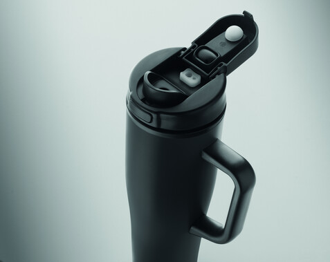 Doppelwandiger Becher 900ml - Schwarz bedrucken, Art.-Nr. MO3213-03 Doppelwandiger Becher 900ml - Schwarz bedrucken, Art.-Nr. MO3213-03