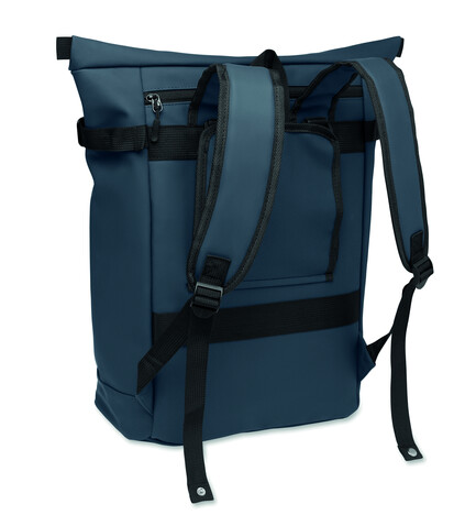 Fahrrad-Laptop-Rucksack PU 20L - Blau bedrucken, Art.-Nr. MO3217-04 Fahrrad-Laptop-Rucksack PU 20L - Blau bedrucken, Art.-Nr. MO3217-04