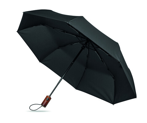 21" Automatik Regenschirm - Schwarz bedrucken, Art.-Nr. MO3219-03