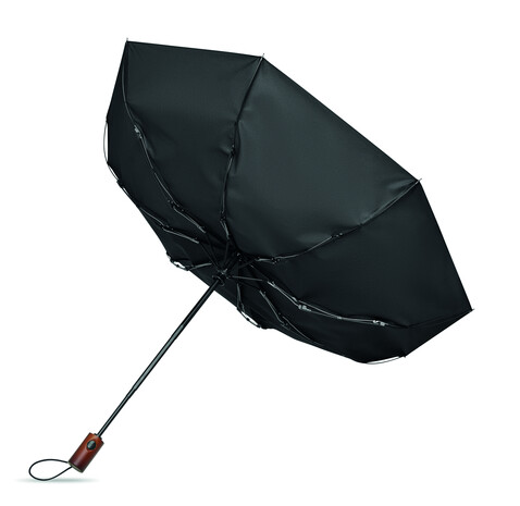 21" Automatik Regenschirm - Schwarz bedrucken, Art.-Nr. MO3219-03