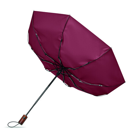 21" Automatik Regenschirm - Bordeaux bedrucken, Art.-Nr. MO3219-02