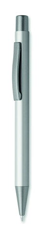 Druckkugelschreiber recy. Alu - Silber bedrucken, Art.-Nr. MO3222-14