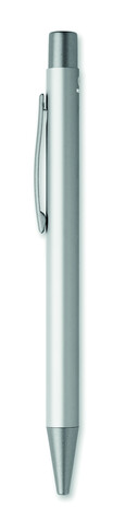Druckkugelschreiber recy. Alu - Silber bedrucken, Art.-Nr. MO3222-14