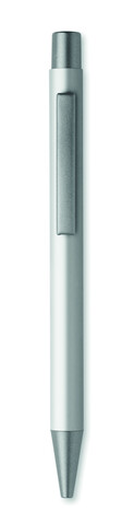 Druckkugelschreiber recy. Alu - Silber bedrucken, Art.-Nr. MO3222-14
