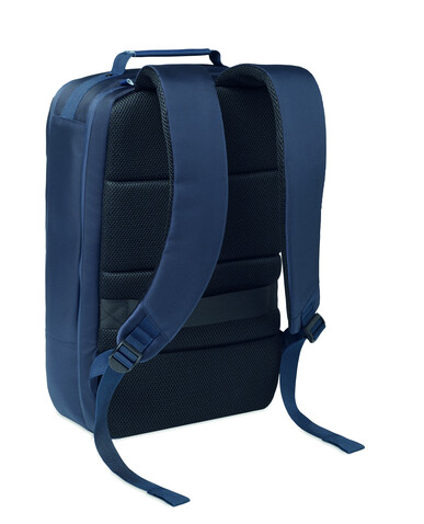 15" Laptop-Jacquard-Rucksack - Blau bedrucken, Art.-Nr. MO3226-04