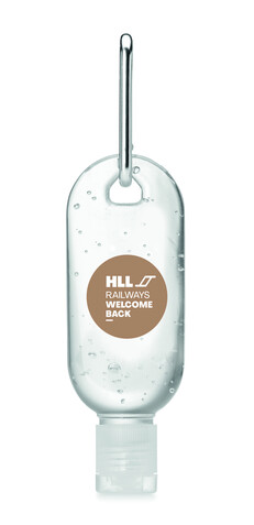 Handreinigungsgel 30ml - Transparent bedrucken, Art.-Nr. MO6130-22