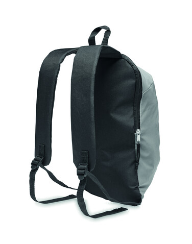 Reflektierender Rucksack 600D - Mattsilber bedrucken, Art.-Nr. MO6131-16 Reflektierender Rucksack 600D - Mattsilber bedrucken, Art.-Nr. MO6131-16