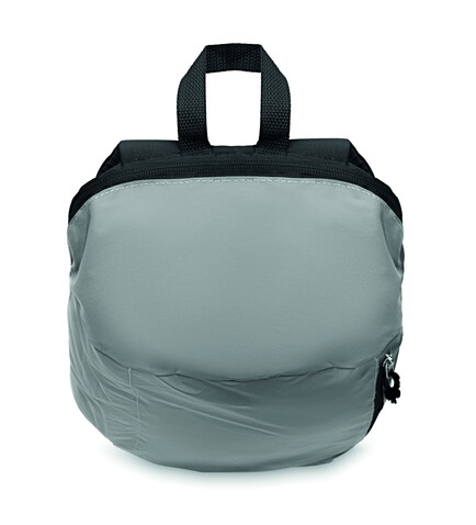 Reflektierender Rucksack 600D - Mattsilber bedrucken, Art.-Nr. MO6131-16 Reflektierender Rucksack 600D - Mattsilber bedrucken, Art.-Nr. MO6131-16