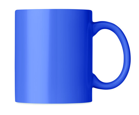 Keramik Kaffeebecher 300ml - Königsblau bedrucken, Art.-Nr. MO6208-37 Keramik Kaffeebecher 300ml - Königsblau bedrucken, Art.-Nr. MO6208-37