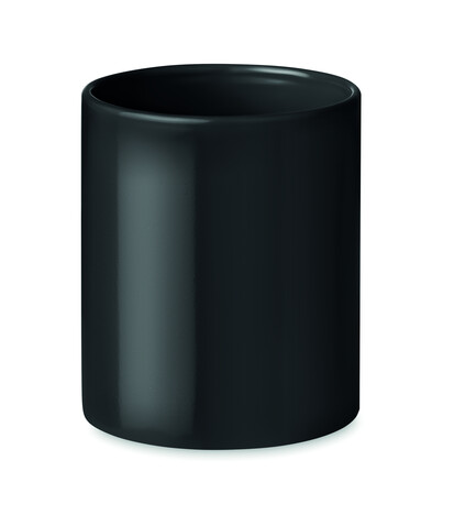 Keramik Kaffeebecher 300ml - Schwarz bedrucken, Art.-Nr. MO6208-03