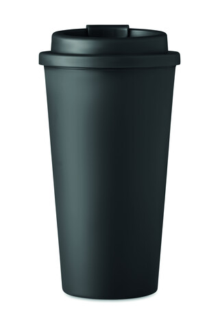 Doppelwandiger Becher 450ml - Schwarz bedrucken, Art.-Nr. MO6244-03 Doppelwandiger Becher 450ml - Schwarz bedrucken, Art.-Nr. MO6244-03