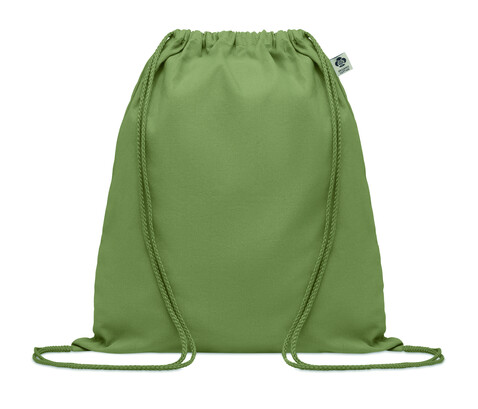 Beutel Organic Cotton - Grün bedrucken, Art.-Nr. MO6355-09