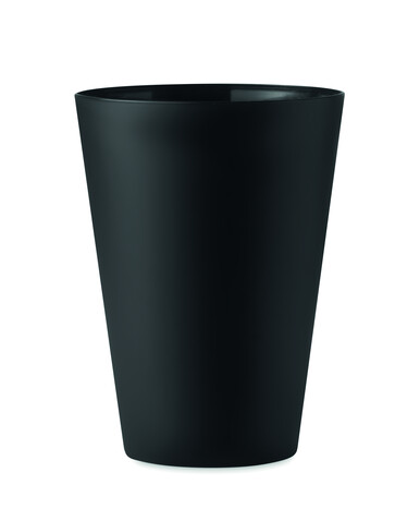 Wiederverwendbarer Becher 300ml - Schwarz bedrucken, Art.-Nr. MO6375-03 Wiederverwendbarer Becher 300ml - Schwarz bedrucken, Art.-Nr. MO6375-03