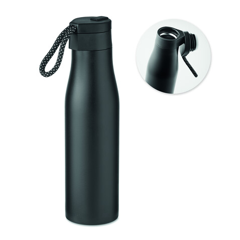 Isolierflasche 600 ml - Schwarz bedrucken, Art.-Nr. MO6376-03 Isolierflasche 600 ml - Schwarz bedrucken, Art.-Nr. MO6376-03