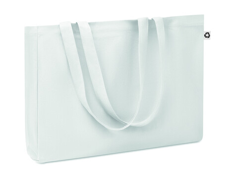 Recycelte Canvas-Tasche - Weiß bedrucken, Art.-Nr. MO6380-06 Recycelte Canvas-Tasche - Weiß bedrucken, Art.-Nr. MO6380-06