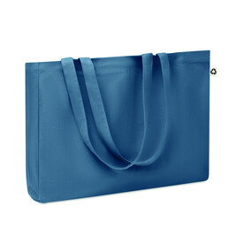 Recycelte Canvas-Tasche - Blau bedrucken, Art.-Nr. MO6380-04