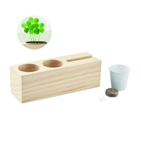Organizer mit Pflanz-Set - Holz bedrucken, Art.-Nr. MO6408-40