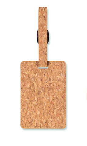 Gepäckanhänger Kork - Beige bedrucken, Art.-Nr. MO6418-13