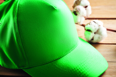 Cap organic cotton 250 g/m² - Grün bedrucken, Art.-Nr. MO6432-09