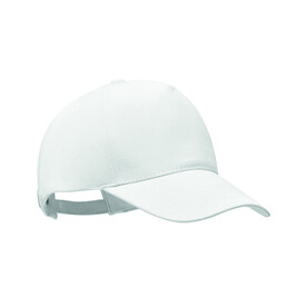 Cap organic cotton 250 g/m² - Weiß bedrucken, Art.-Nr. MO6432-06