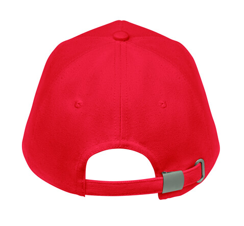 Cap organic cotton 250 g/m² - Rot bedrucken, Art.-Nr. MO6432-05 Cap organic cotton 250 g/m² - Rot bedrucken, Art.-Nr. MO6432-05