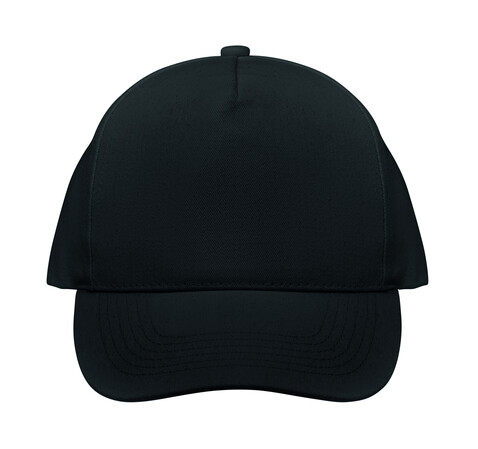 Cap organic cotton 250 g/m² - Schwarz bedrucken, Art.-Nr. MO6432-03