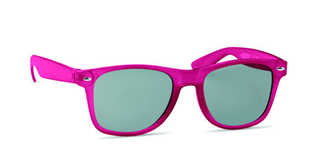 Sonnenbrille RPET - Transparent Fuchsie bedrucken, Art.-Nr. MO6531-50 Sonnenbrille RPET - Transparent Fuchsie bedrucken, Art.-Nr. MO6531-50