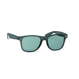 Sonnenbrille RPET - Transparent Grau bedrucken, Art.-Nr. MO6531-27