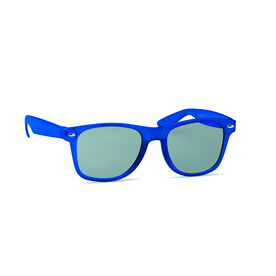Sonnenbrille RPET - Transparent Blau bedrucken, Art.-Nr. MO6531-23
