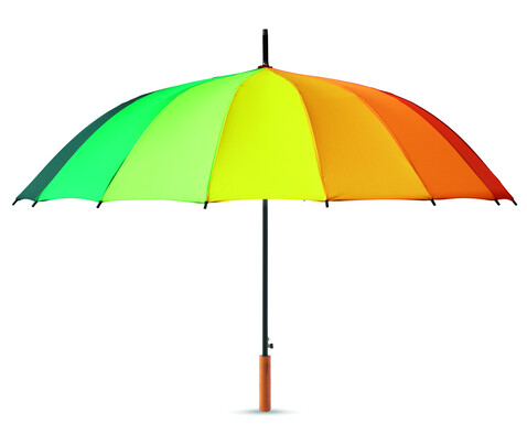 Regenschirm regenbogenfarbig - Multicolour bedrucken, Art.-Nr. MO6540-99 Regenschirm regenbogenfarbig - Multicolour bedrucken, Art.-Nr. MO6540-99