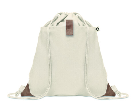 Beutel mit Kordelzug - Beige bedrucken, Art.-Nr. MO6550-13