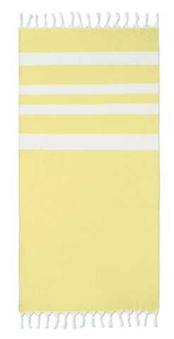 Hamman handdoek 140 gr/m² - Gelb bedrucken, Art.-Nr. MO6554-08