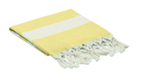 Hamman handdoek 140 gr/m² - Gelb bedrucken, Art.-Nr. MO6554-08